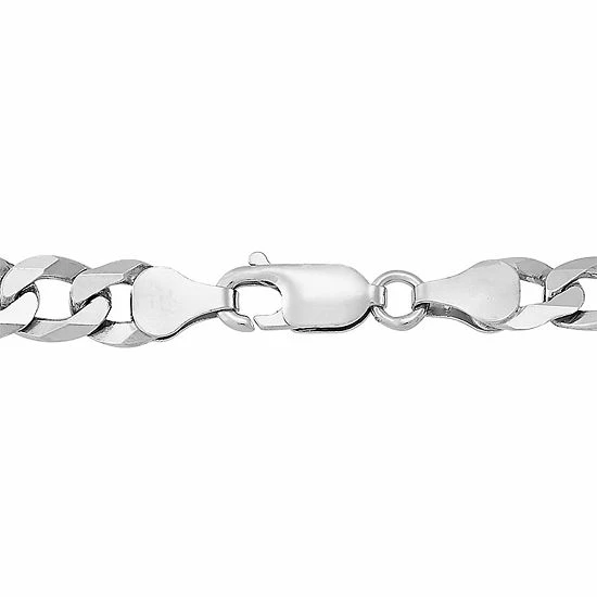 Budget ๐ Unbranded Sterling Silver 7 Mm Figaro Chain Necklace - 22 In. โ - Image 2