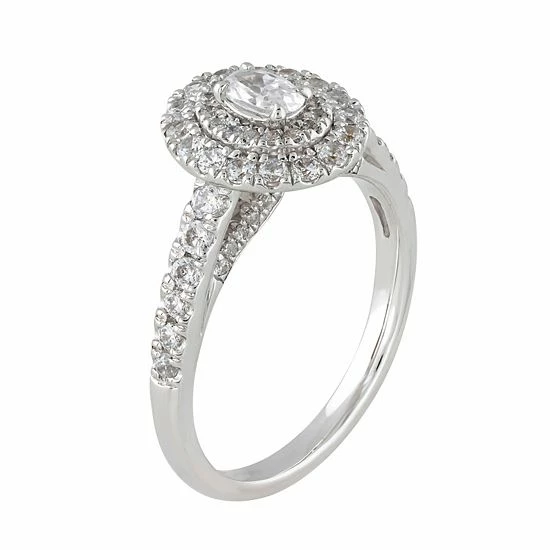 Top 10 🎁 Unbranded Platinum 1 Carat T.W. Diamond Oval Halo Engagement Ring 🔥 - Image 2