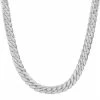 Budget 🌟 Unbranded Men's 14k White Gold Plated Cuban Chain Necklace 🥰