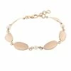 New 🤩 Unbranded 18k Rose Gold Over Silver Akoya Cultured Pearl Bracelet ✔️
