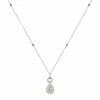 Best reviews of 🥰 Unbranded 3/8 Carat T.W. Diamond 10k White Gold Teardrop Pendant Necklace 👏