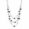 Budget 🎁 Unbranded Sterling Silver Freshwater Cultured Pearl Multi Strand Necklace 🔔