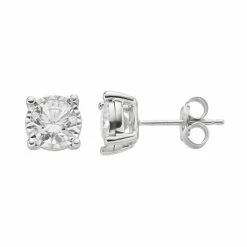 Top 10 💯 Unbranded 1 1/2 Carat T.W. Diamond 14k White Gold Stud Earrings 😍