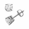 Promo ⭐ Unbranded 18k White Gold 1 1/2-ct. T.W. Round-Cut Colorless Diamond Solitaire Earrings 😀