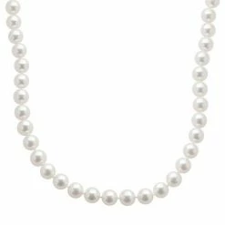 Best Sale 👏 Unbranded 18k White Gold AAA Akoya Cultured Pearl Necklace - 16 In. 🤩