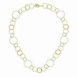 Cheapest 🧨 Unbranded 14k Gold Circle Chain Necklace 🔥