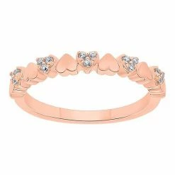 Wholesale ✨ Unbranded 10k Gold 1/10 Carat T.W. Diamond Heart Ring ⭐