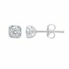 Cheapest 😀 Unbranded 10k White Gold 1/4 Carat T.W. Diamond Solitaire Stud Earrings 🎉