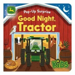 Flash Sale 🔥 Unbranded John Deere Kids Lift-the-Flap & Pop-Up Good Night Tractor Book 🔔
