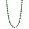 Wholesale 🔔 Unbranded Sterling Silver Freshwater Pearl And Dyed Green Jade 24" Necklace 😍