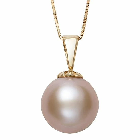 Best reviews of ๐ Unbranded 14k Gold Pink Freshwater Cultured Pearl Pendant Necklace ๐งจ