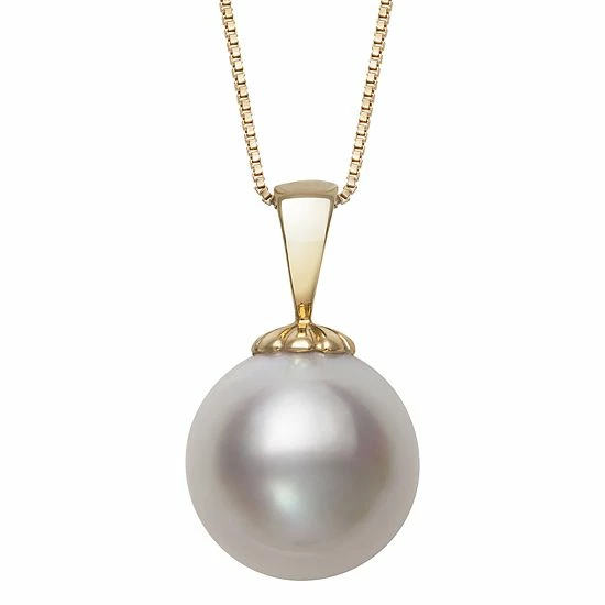 Brand new 👍 Unbranded 14k Gold Freshwater Cultured Pearl Pendant Necklace 👍