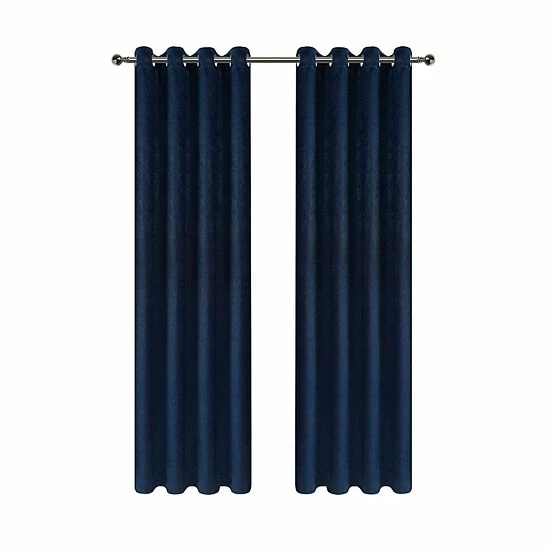 Deals ๐ Unbranded Boston Blackout Grommet Window Curtain Silver โ๏ธ