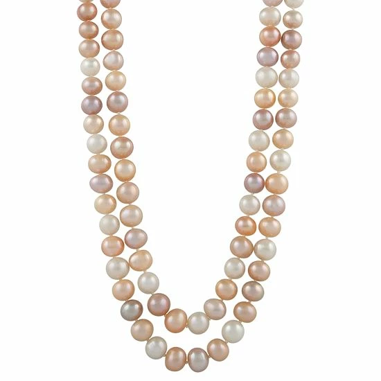 Best Pirce ๐คฉ Unbranded Sterling Silver Freshwater Cultured Pearl Double Strand Necklace ๐งจ