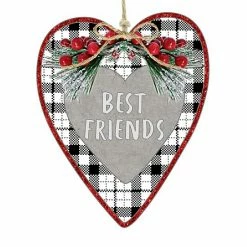 Best Pirce 🌟 Unbranded Best Friends Cement ❄ Christmas Ornament 👏