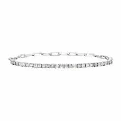Wholesale 🛒 Unbranded Sterling Silver 1/4 Carat T.W. Diamond Bracelet 😉