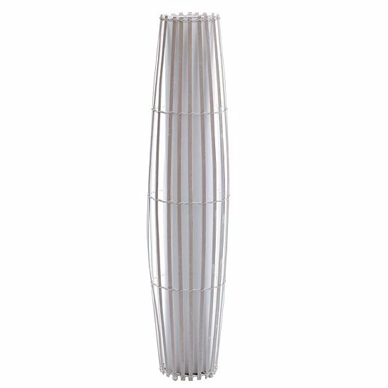 Best Sale ๐ Unbranded Tall White Fabric Inside Shade With Rattan Outer Shade Uplight ๐ฅ
