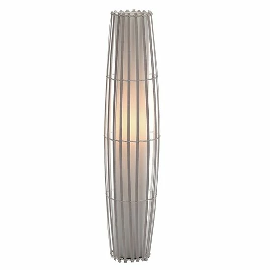 Best Sale ๐ Unbranded Tall White Fabric Inside Shade With Rattan Outer Shade Uplight ๐ฅ - Image 3