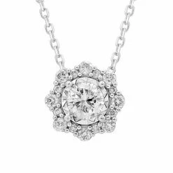 Buy 😀 Unbranded 10k Gold White Gold Diamond Accent Pendant Necklace 👏