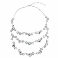 Best Sale ✨ Unbranded Simulated Crystal Multi Row Necklace 🥰