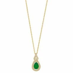 Best deal 👏 Unbranded 10k Gold Gemstone & 1/6 Carat T.W. Diamond Pendant Ruby ⌛