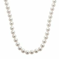 Wholesale 🔔 Unbranded 18k White Gold AAA Akoya Cultured Pearl Necklace 🛒