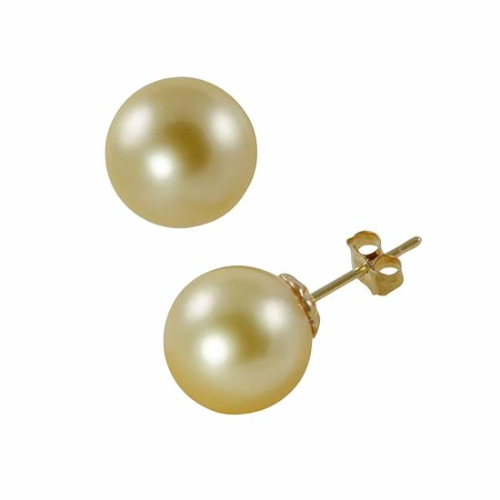 Best deal ⭐ Unbranded 14k Gold South Sea Cultured Pearl Stud Earrings ⭐