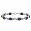 Discount 🌟 Unbranded Sterling Silver Lab-Created Sapphire Bracelet 🎉