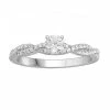Promo ❤️ Unbranded Platinum 1/2 Carat T.W. Diamond Engagement Ring 🛒