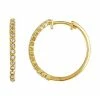 Cheap 😉 Unbranded 10kt Gold 1/4 Carat T.W. Diamond Hoop Earrings ✔️