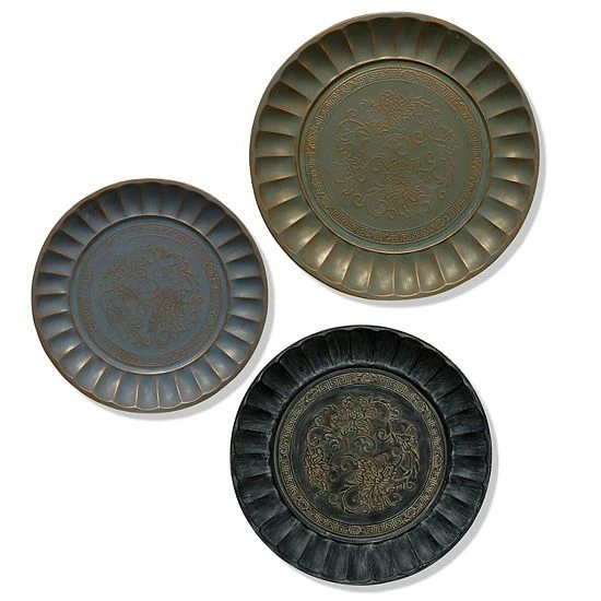 Best reviews of 🎉 Unbranded Decorative Metal Tray Wall Decor 3-piece Set 💯