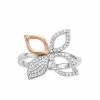 Best deal 💯 Unbranded 10k Rose Gold Over Silver 1/4 Carat T.W. Diamond Ring ❤️