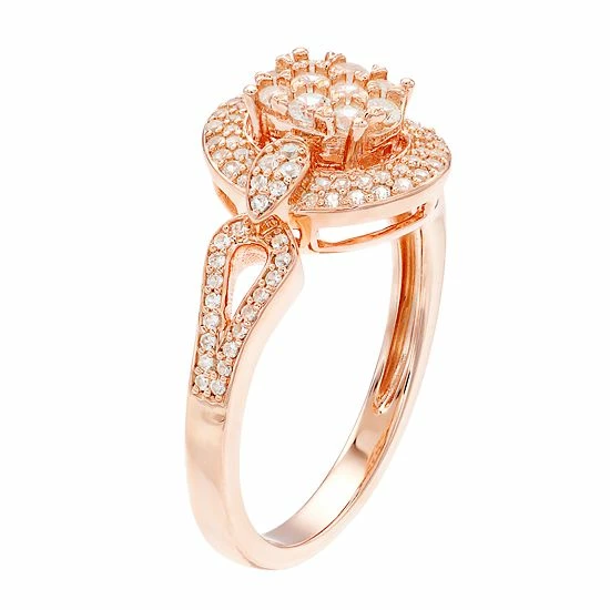 Promo ๐ Unbranded 10K Rose Gold 1/2 Carat T.W. Diamond Ring ๐ - Image 2