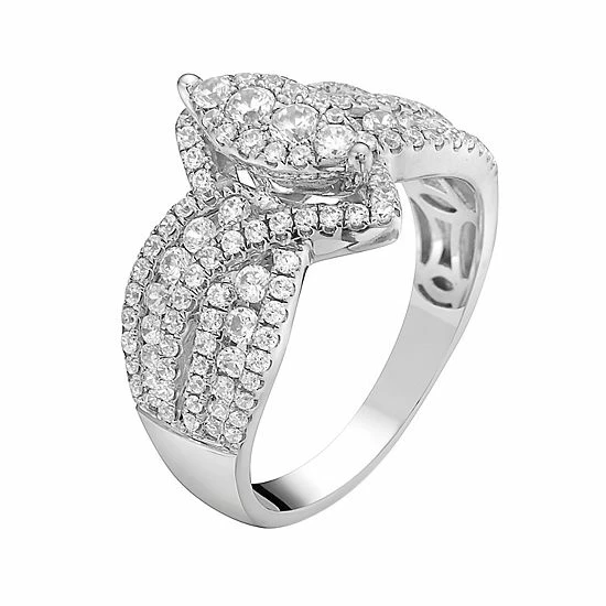 Wholesale 🤩 Unbranded Irena Park 1 1/6 Carat T.W. Diamond Crossover Ring 👏 - Image 2