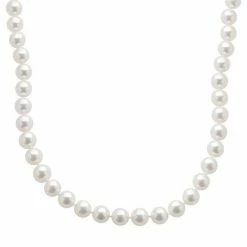 Top 10 ⌛ Unbranded 18k White Gold AAA Akoya Cultured Pearl Necklace 🤩
