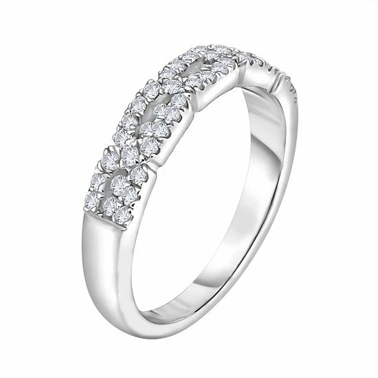 Coupon ⭐ Unbranded 14k White Gold 5/8 Carat T.W. Diamond Fashion Ring 🥰 - Image 2
