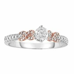 Budget 😉 Unbranded Two Tone 14k Gold 1/2 Carat T.W. Diamond Engagement Ring 🧨