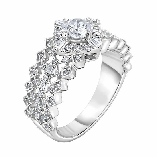 Best Pirce ✨ Unbranded 14k White Gold 1 Carat T.W. Art Deco Diamond Engagement Ring 🤩 - Image 2