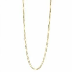 Top 10 🛒 Unbranded 10k Gold 3.5 Mm Curb Chain Necklace ⭐