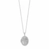 Discount 🔔 Unbranded Sterling Silver 1/4 Carat T.W. Diamond Cross Locket Necklace 😉