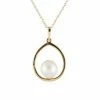 Coupon 👍 Unbranded 14k Gold Freshwater Cultured Pearl Teardrop Pendant 🎉