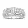 Best deal 👍 Unbranded 14k White Gold 1 Carat T.W. Diamond Pave Ring 🛒