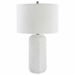 Best reviews of 🤩 Unbranded Ceramic Wavy Textured Table Lamp ✔️