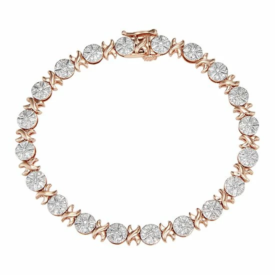 Best Pirce โ๏ธ Unbranded 10k Gold 1/2 Carat T.W. Diamond Bracelet ๐