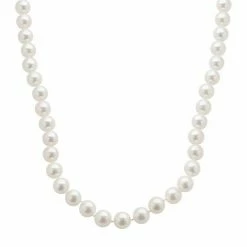 Best reviews of 🎁 Unbranded 18k White Gold AA Akoya Cultured Pearl Necklace - 16 In. ⌛