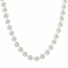 Cheapest 👍 Unbranded 18k White Gold 1/10-ct. T.W. Diamond And AAA Akoya Cultured Pearl Necklace ❤️