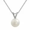 Flash Sale ✨ Unbranded 18k White Gold AAA Akoya Cultured Pearl Pendant 🎁