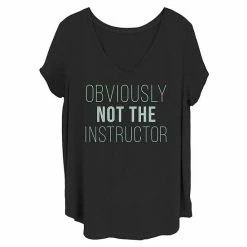 Wholesale ✨ Unbranded Juniors' Obviously Not The Instructor Tee ⭐