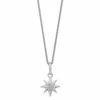 Cheap 🛒 Unbranded Sterling Silver Diamond Accent Star Pendant Necklace 🛒