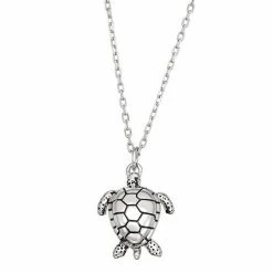 Outlet 🔥 Unbranded Sterling Silver Sea Turtle Necklace 👍